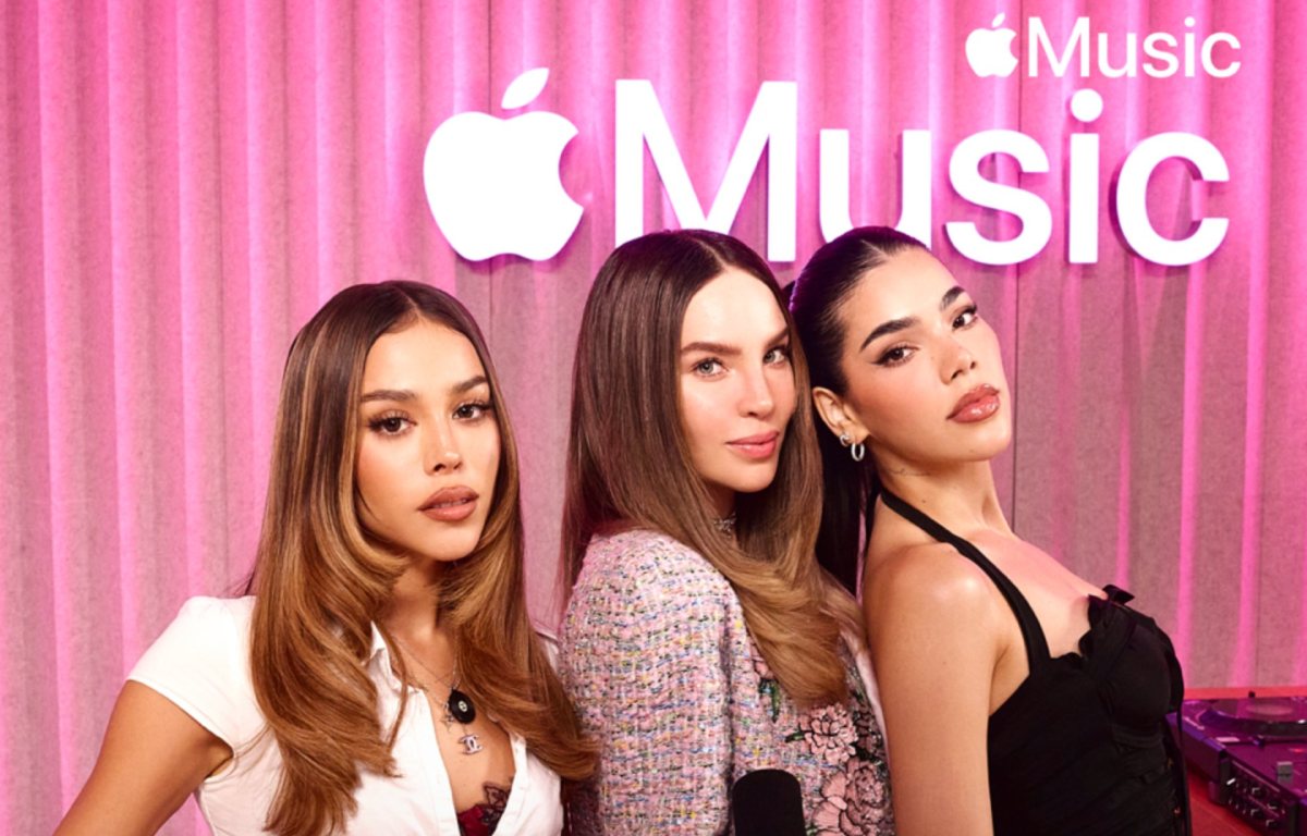 Belinda, Danna Paola y Kenia Os anuncian en Apple Music que harán canción juntas