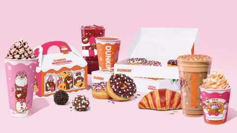 Dunkin' lanza su menú festivo a partir del 5 de noviembre.
