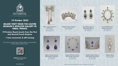 Hasta el momento, el gobierno francés no ha publicado una recompensa por las joyas robadas en el Museo del Louvre.