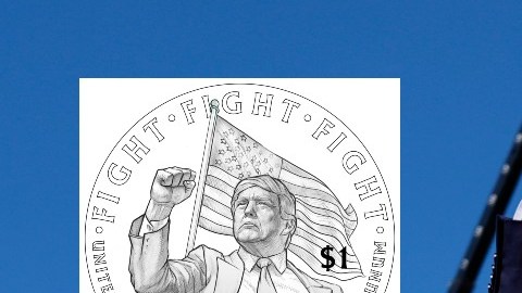 La moneda Trump ha generado controversia a unas horas del lanzamiento de sus primeros bocetos.