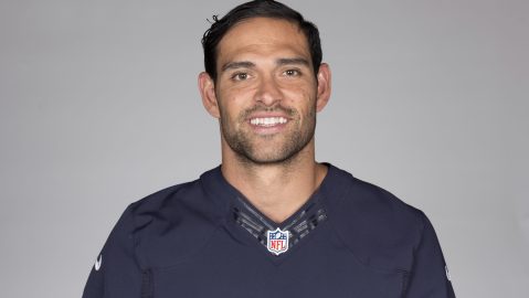 Mark Sánchez cuando jugaba con Chicago Bears.
