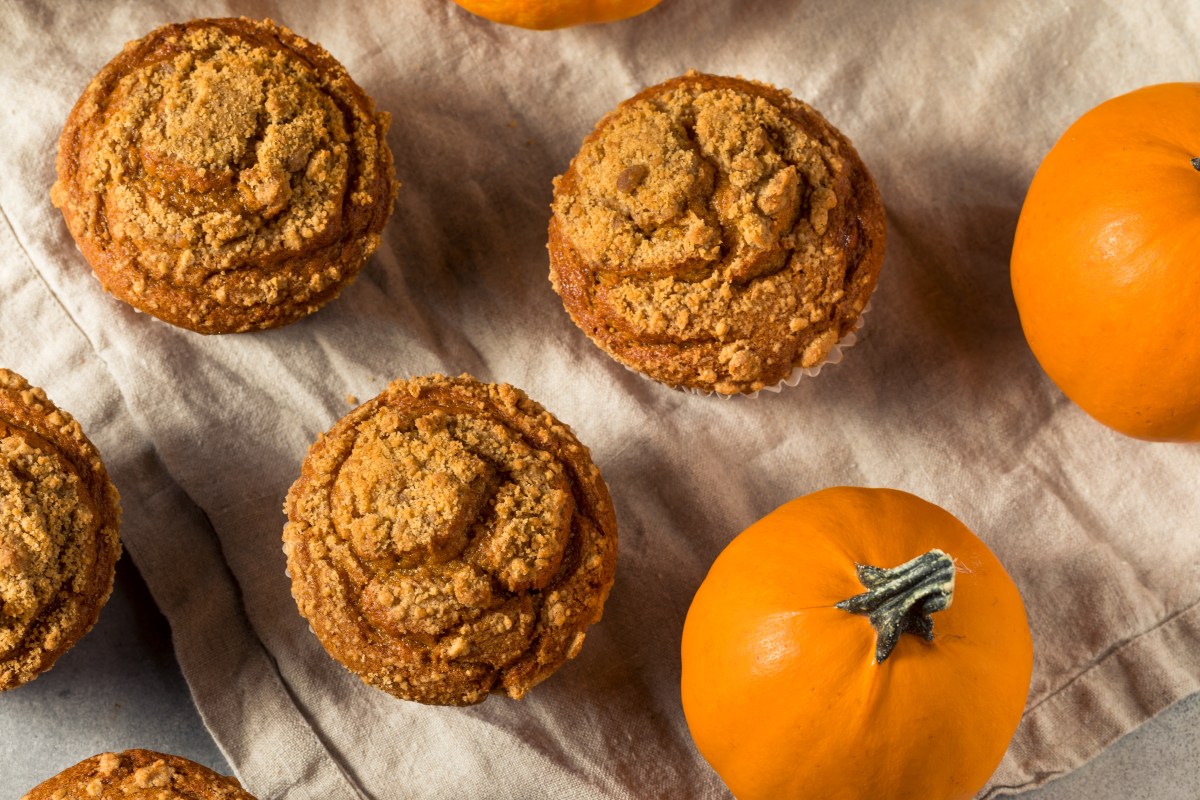 Muffins saludables de calabaza: fácil receta en 3 pasos para el otoño