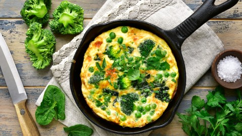 Las tortillas con vegetales son una comida que aporta proteína y genera sensación de llenura por más tiempo.