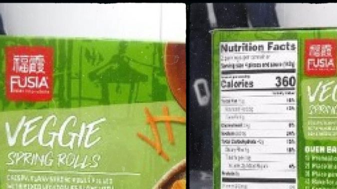 La FDA publicó en su sitio web imágenes del producto sujeto a retiro.