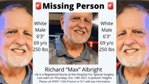 Richard Albright, enfermero desaparecido en 2021 en Queens (NYC).