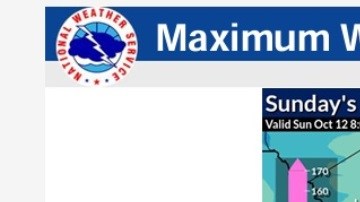 Previsión de fuertes vientos para el domingo 12 de octubre 2025 en el área triestatal.