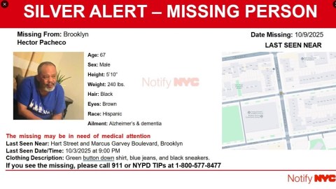 Héctor Pacheco desapareció el 9 de octubre de 2025 en Brooklyn.