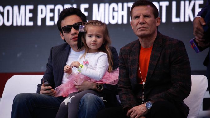 Julio César Chávez y Julio César Chávez Jr.