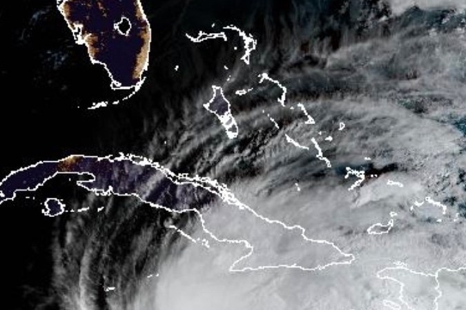 El huracán Melissa, visto en una imagen satelital proporcionada por la Administración Nacional Oceánica y Atmosférica.