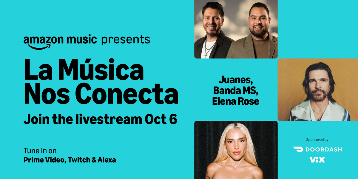 Juanes, Banda MS y Elena Rose se unen a ‘La música nos conecta’ de Amazon Music