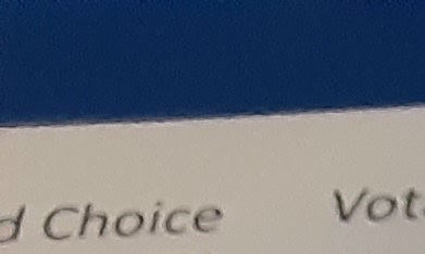 Boleta electoral para la alcaldía de Nueva York 2025.