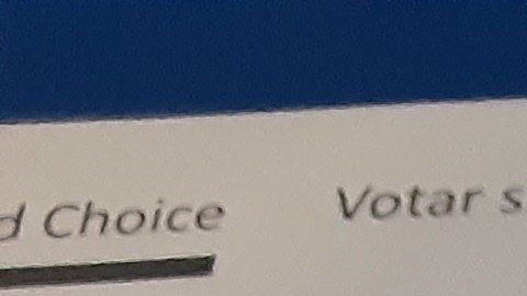 Boleta electoral para la alcaldía de Nueva York 2025.