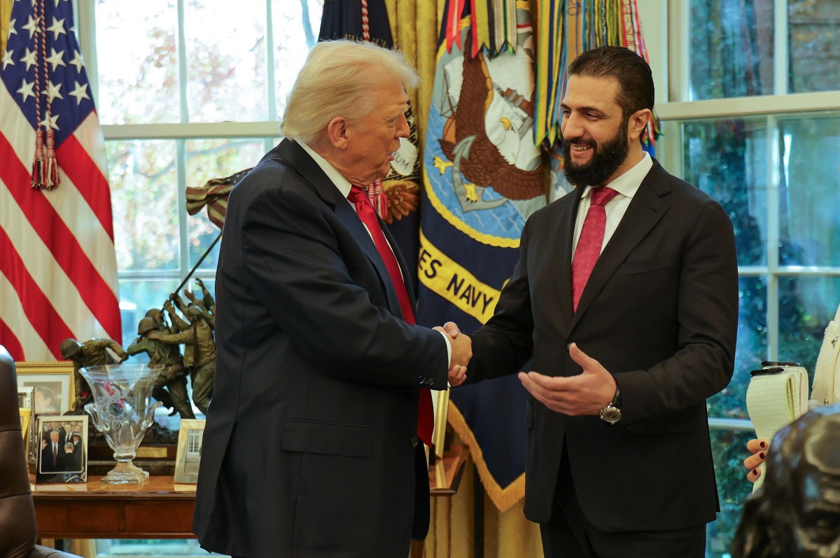 Trump recibió en la Casa Blanca al presidente de Siria