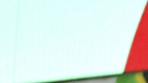 Un aficionado palestino ondea la bandera nacional palestina durante un partido de fútbol clasificatorio contra Australia para la Copa Mundial de la FIFA 2026 en el estadio Jaber Al-Ahmad en Kuwait, el martes 21 de noviembre de 2023.