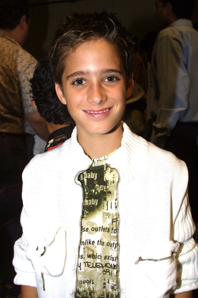 Diego Boneta en el año 2003 en "Alegrijes y Rebujos".