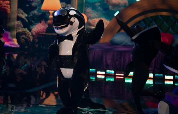 Federico García la Orca en el show ¿Quién es la máscara?