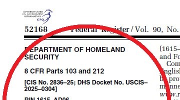 La propuesta de nueva regla de carga pública se publicó en el Registro Federal.