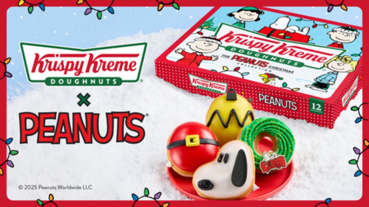 Krispy Kreme x Peanuts: La colección navideña con Snoopy llega el 29 de noviembre