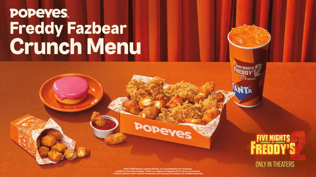 Popeyes y Five Nights at Freddy's 2 lanzan una caja deluxe por solo $12,99