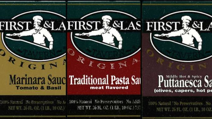 The FDA posted labels for the recalled sauces on its website.