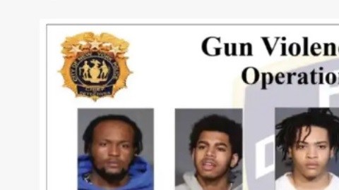 Algunos de los acusados de violencia pandillera en Queens, NYC.