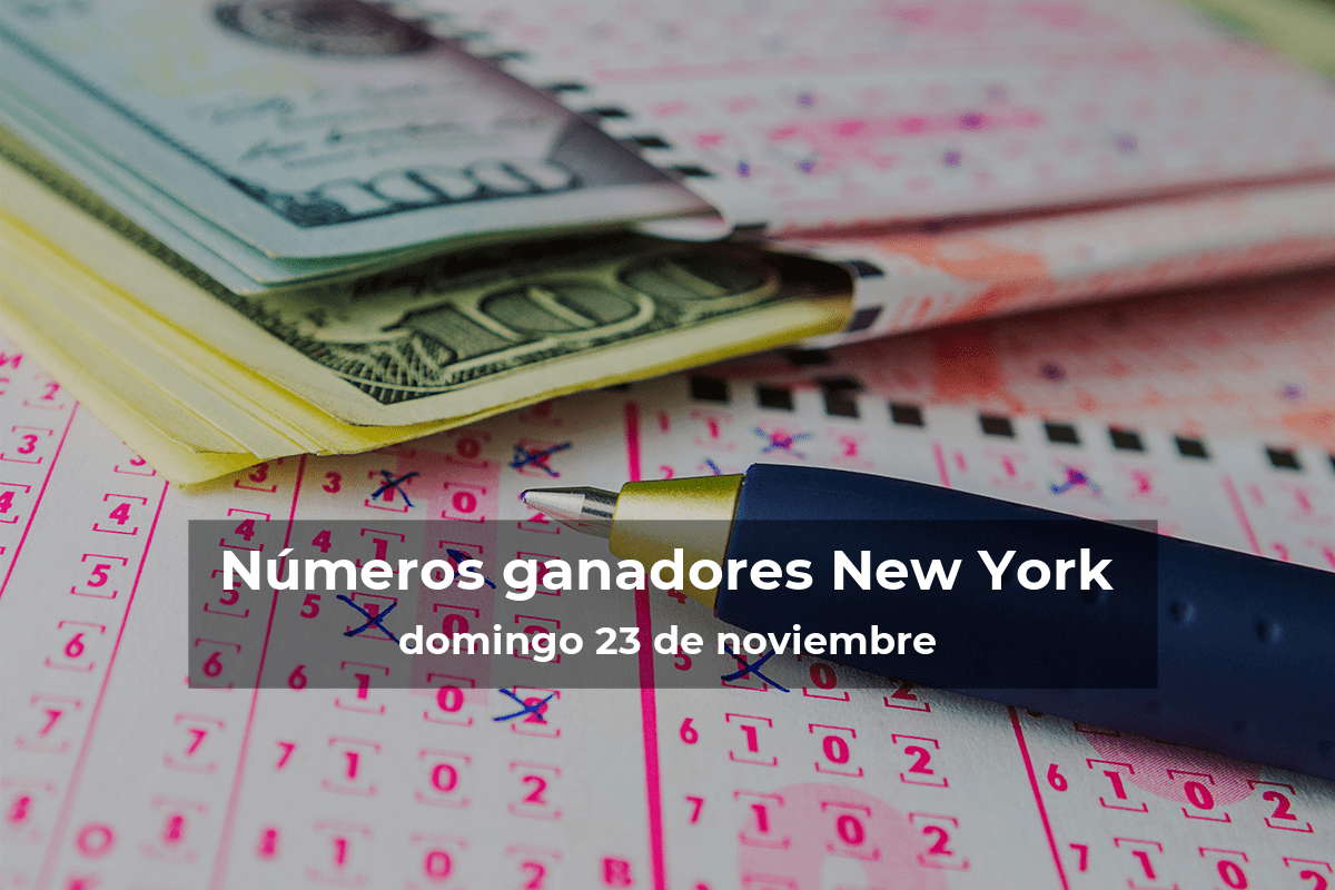 Lotería de Nueva York en vivo: resultados y ganadores del domingo 23 de noviembre de 2025