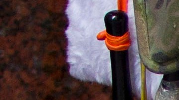 Foto referencial de un hombre vestido como Santa Claus.