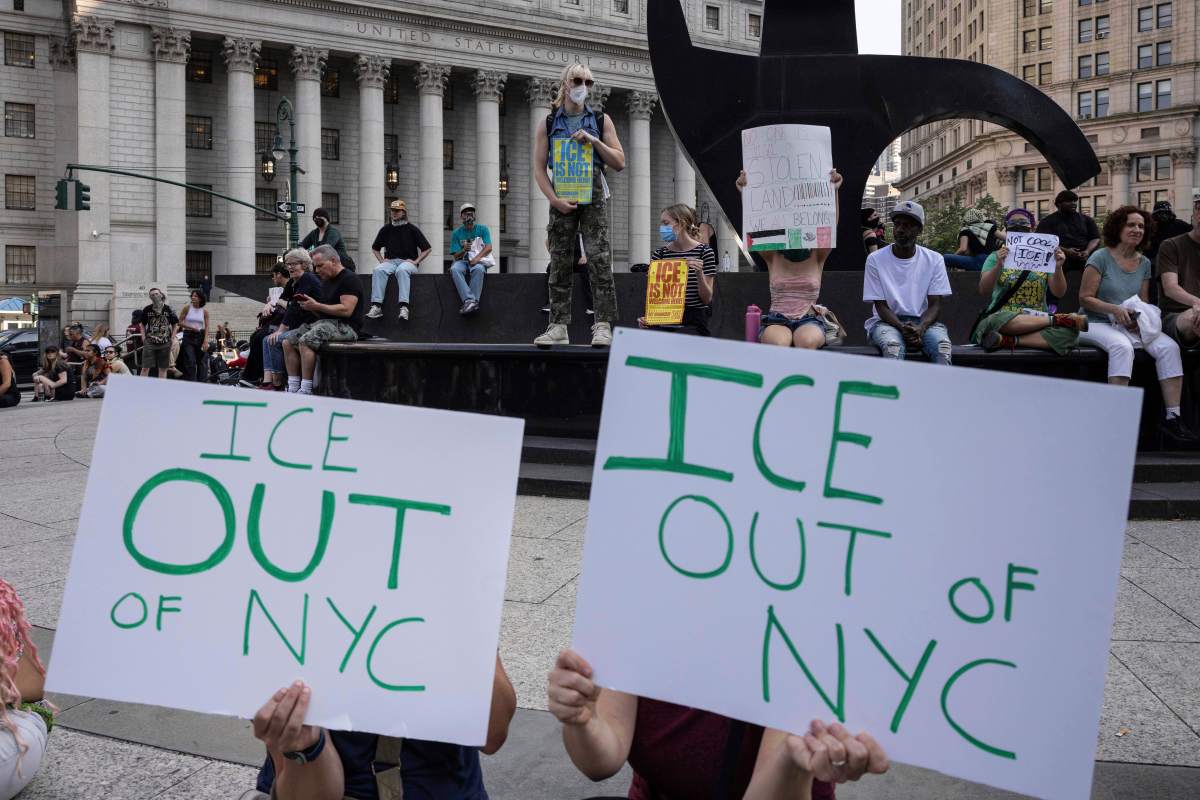 Protestaron en NY por inmigrante detenido por ICE durante entrevista de “green card”