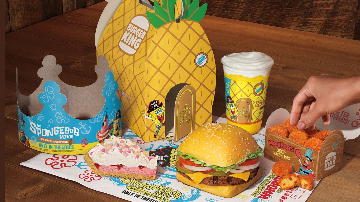 Burger King lanza menú especial de Bob Esponja para compartir en familia