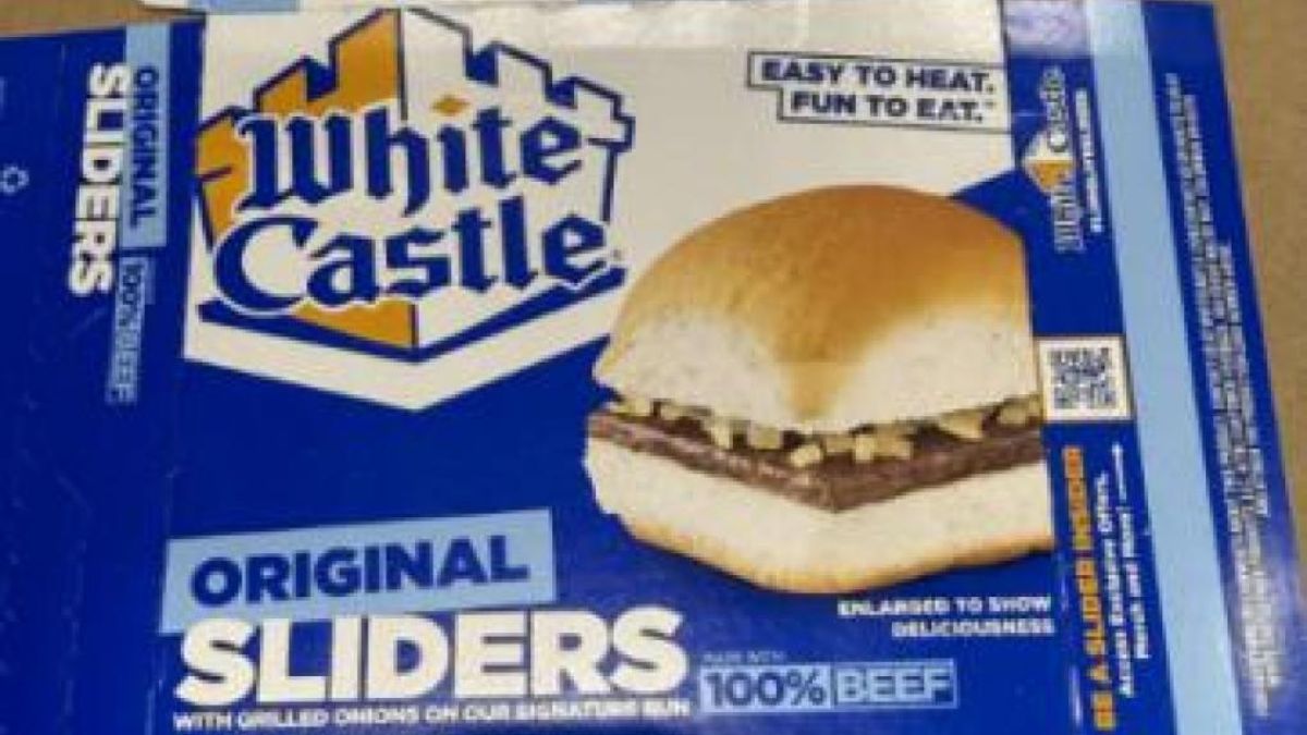 White Castle retira del mercado más de 1,000 cajas de hamburguesas Original Sliders congeladas