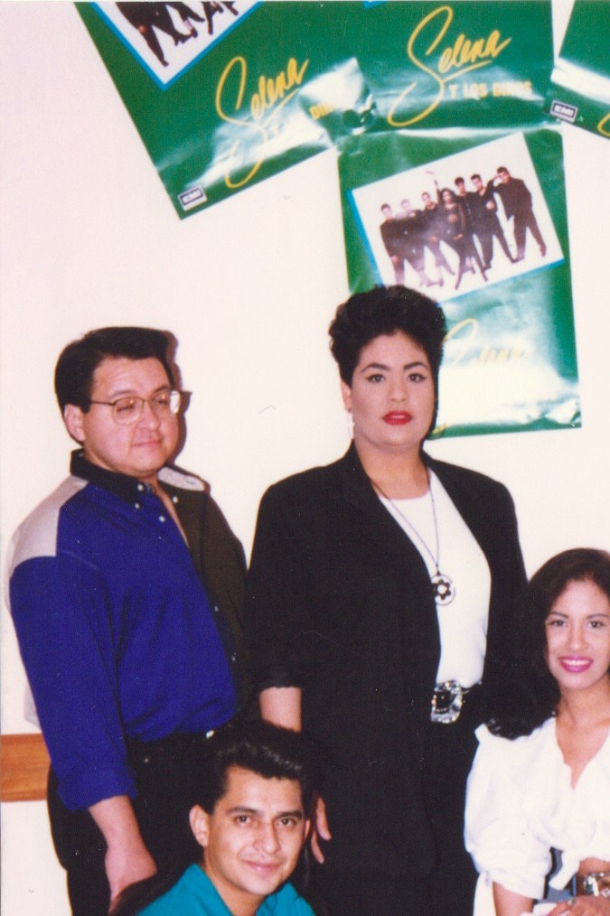 Selena y los Dinos en 1990.