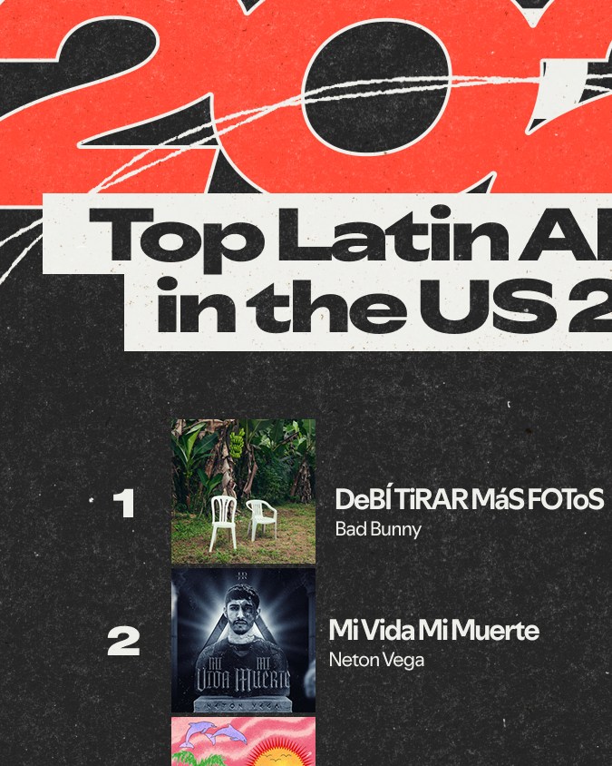 "Un verano sin ti" es un álbum que salió en 2022 y sigue siendo uno de los más escuchados de este 2025.