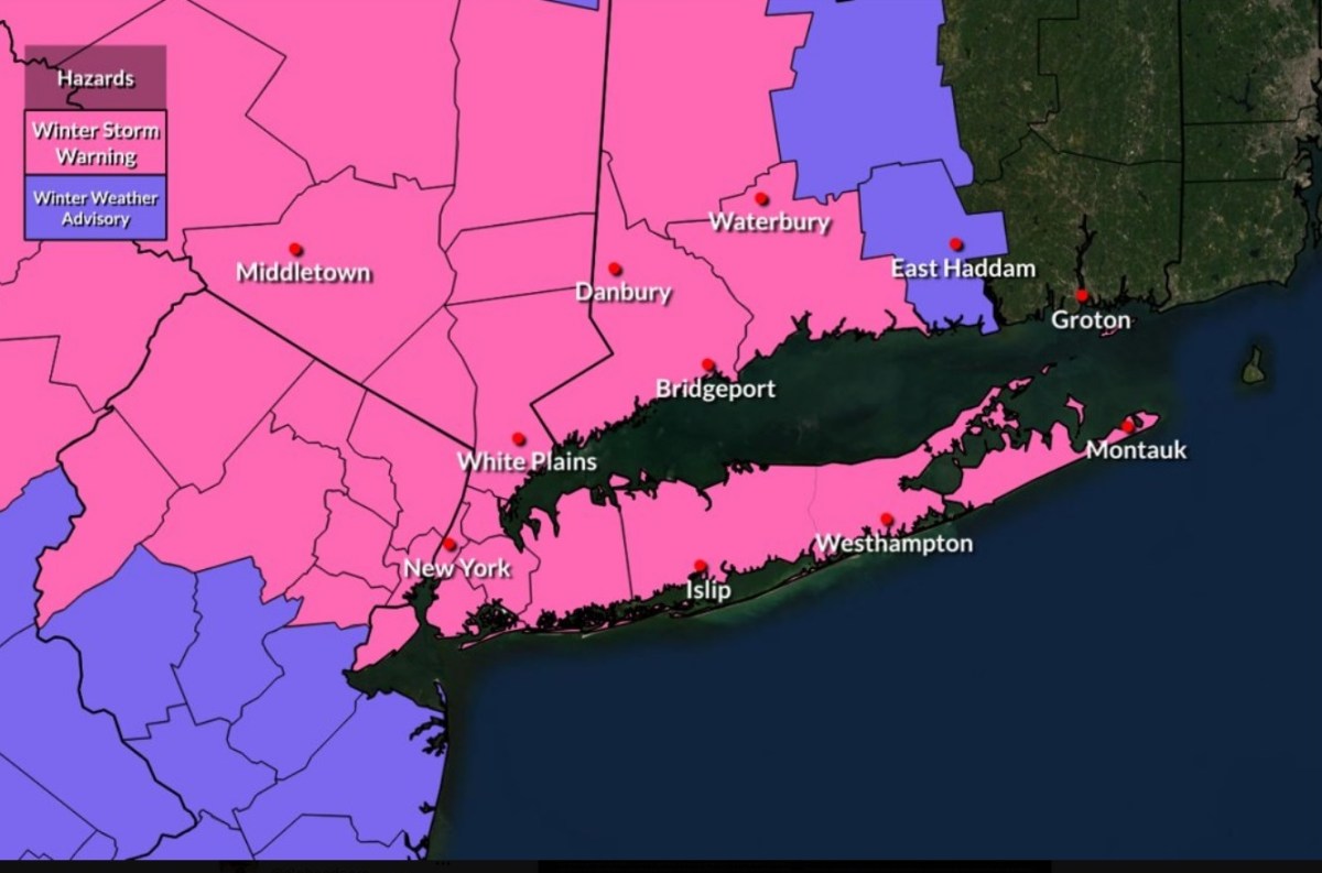 De 4 a 8 pulgadas de nieve esperan este viernes en Nueva York