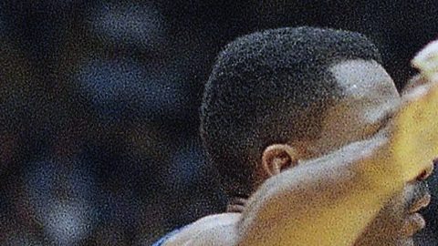 Elden Campbell (41), de Los Angeles Lakers.