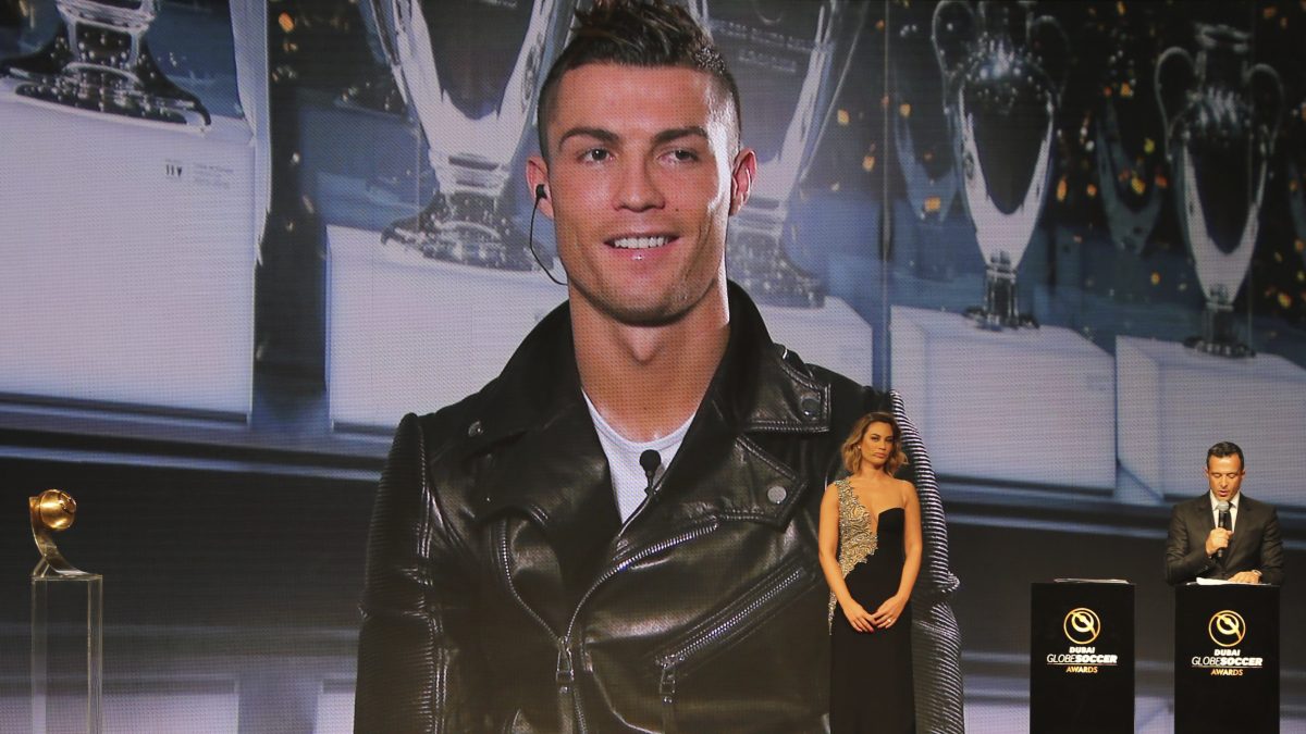 Cristiano Ronaldo gana por segunda vez los Globe Soccer Awards al mejor de Medio Oriente