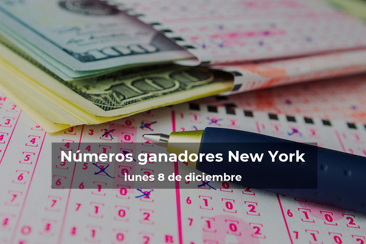 Lotería de Nueva York en vivo: resultados y ganadores del lunes 8 de diciembre de 2025