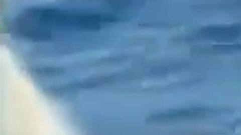 Captura de pantalla del video difundido por la fiscal general de EE.UU., Pam Bondi, de la incautación del petrolero frente a las costas venezolanas.