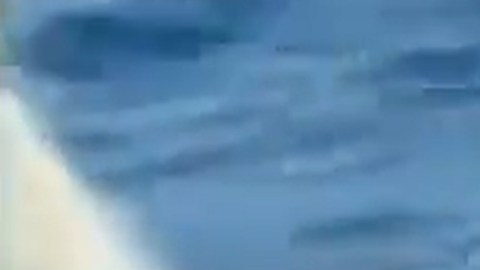 Captura de pantalla del video difundido por la fiscal general de EE.UU., Pam Bondi, de la incautación del petrolero frente a las costas venezolanas.