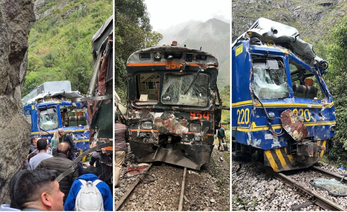 Choque de trenes en Machu Picchu deja un muerto y al menos 30 heridos