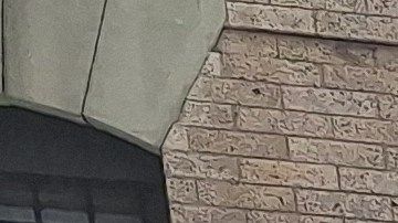 Este taxista neoyorquino trataba de empezar su jornada este lunes, pero fue complicado poner a rodar su vehículo.