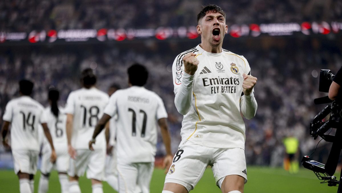 Fede Valverde firma un gol de falta al estilo Roberto Carlos en la Supercopa (Video)