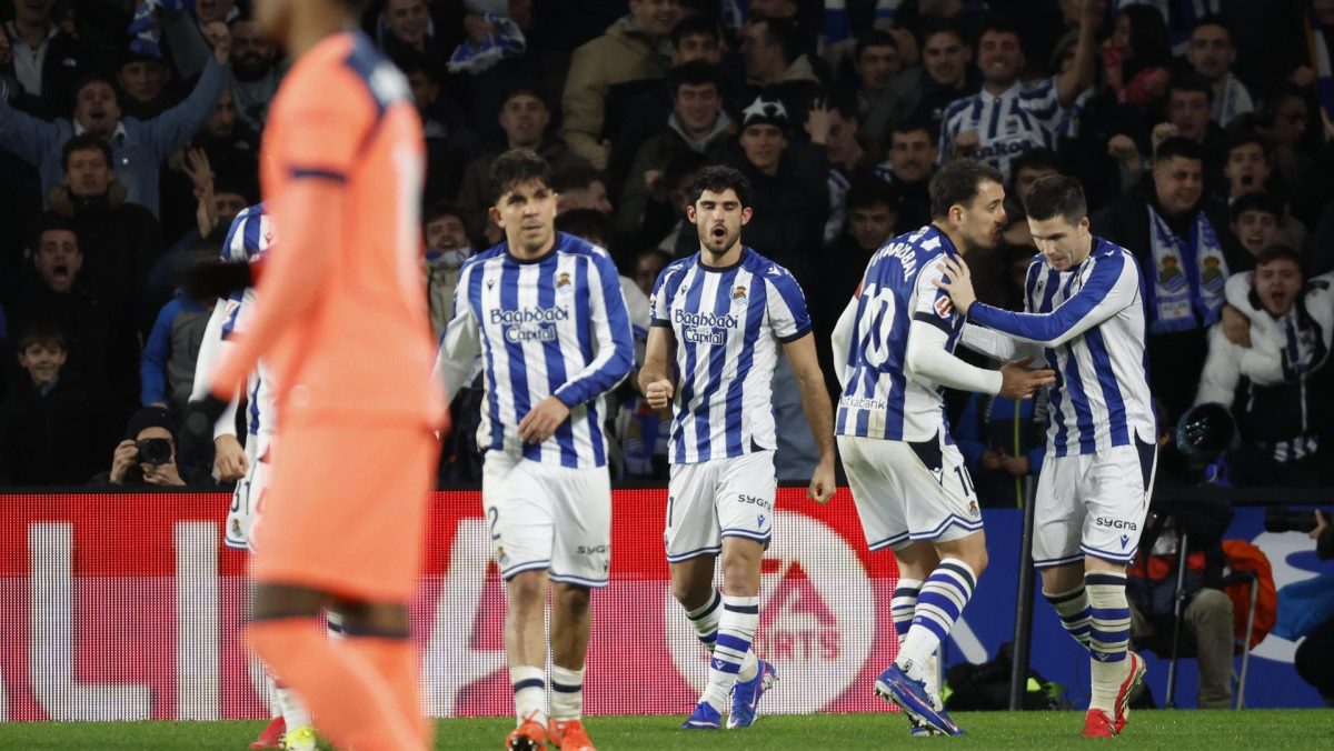 La Real Sociedad vence 2-1 al Barcelona en un partido que tuvo al VAR de protagonista