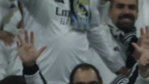 MADRID, 20/01/2026.- Los jugadores del Real Madrid celebran el cuarto gol del equipo madridista durante el encuentro correspondiente a la Liga de Campeones UEFA que disputan hoy martes el Real Madrid y el AS Mónaco, en el estadio Santiago Bernabéu en Madrid. EFE/ Juanjo Martín