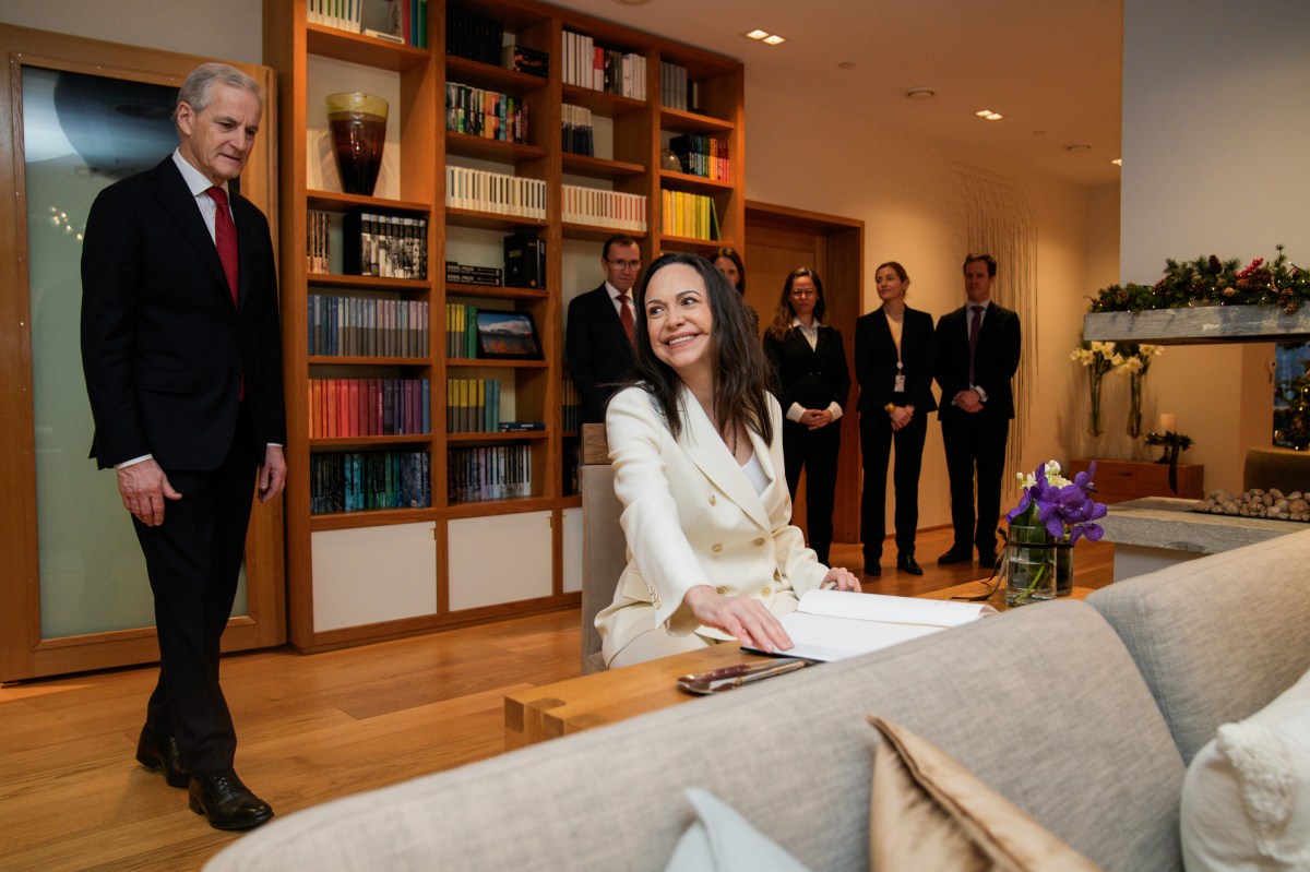 Machado asegura que Trump merece el Premio Nobel de la Paz