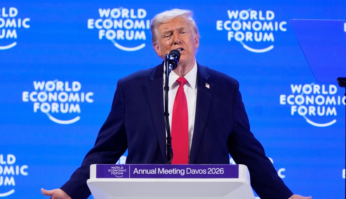 Trump confunde a Islandia con Groenlandia en su discurso del Foro de Davos