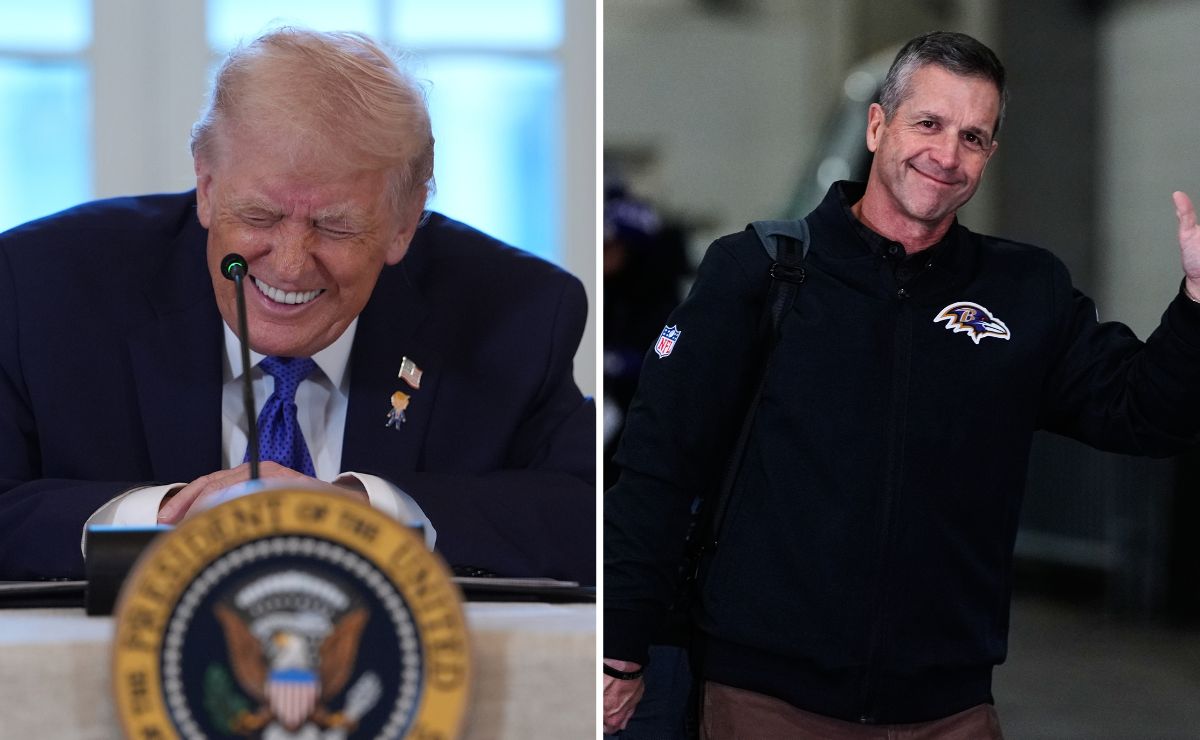 Donald Trump sugiere a New York Giants contratar a John Harbaugh tras despedido de Baltimore Ravens
