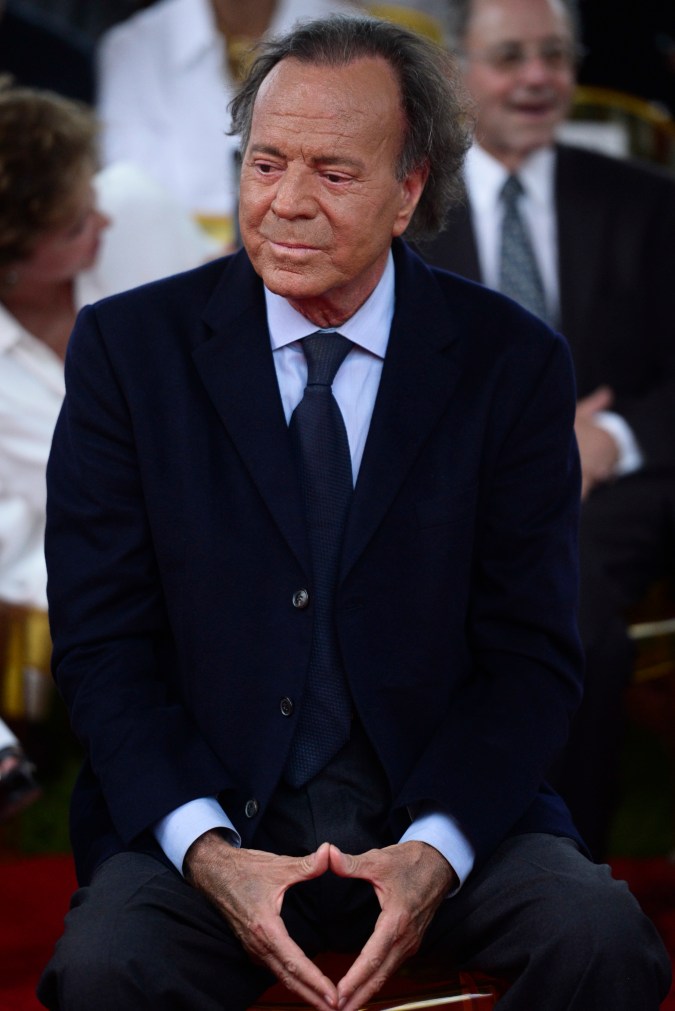 Julio Iglesias en un evento público
