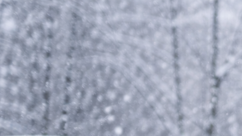 Hombre paleando nieve en una intensa tormenta invernal en Estados Unidos
