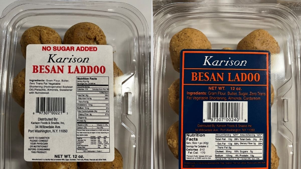 La FDA publicó las imágenes de los productos para facilitar la identificación por parte de los usuarios.