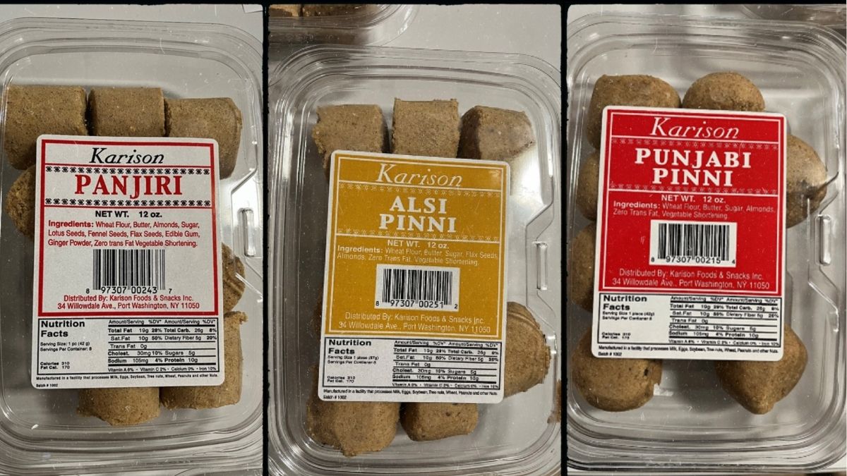 Snacks de Karison Foods presentan riesgo de alérgenos. Revisa tus envases de 355g con caducidad al 29/08/2026.